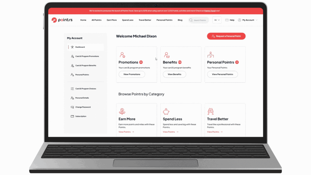 New Pointrs Dashboard Features