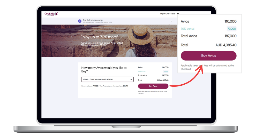 Buy Avios with 70% Bonus Now