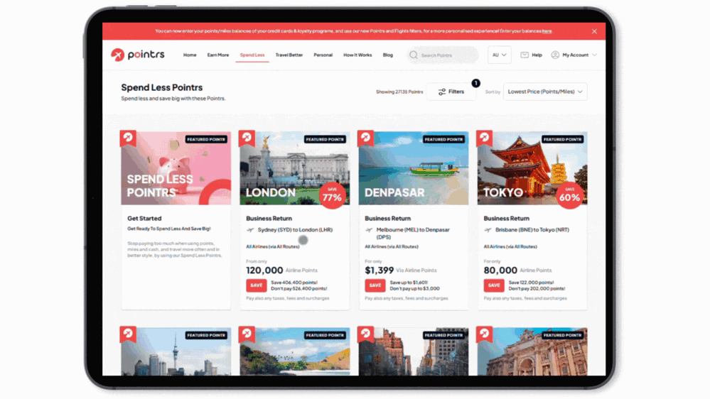 Spend Less Filters New Feature