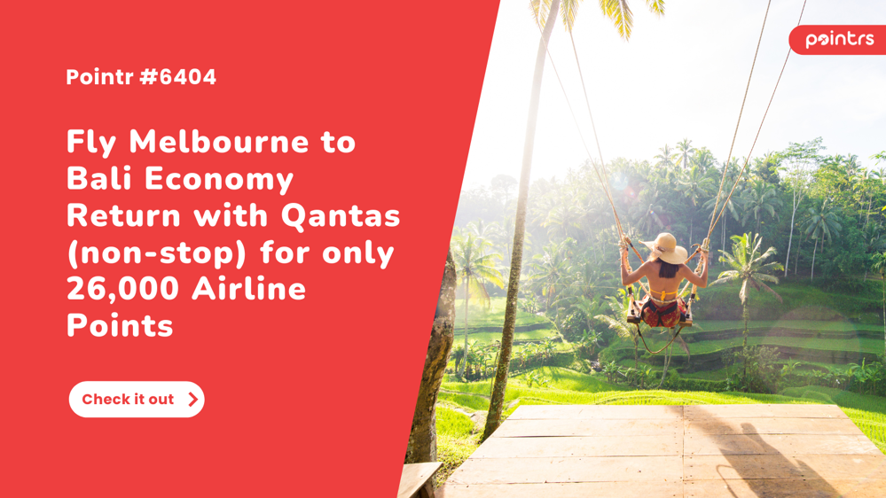 Fly Melbourne to Bali