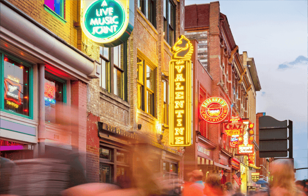 Nashville, Tennessee Broadway Street