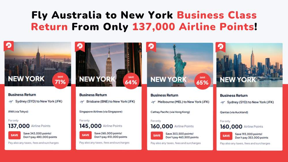 Fly Australia to New York