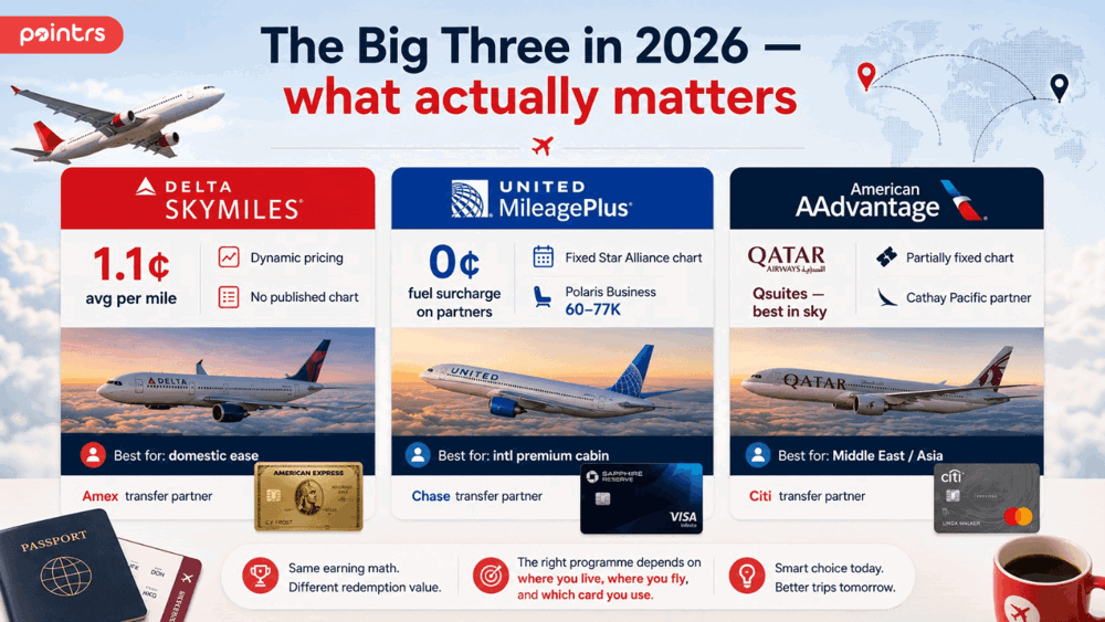 The Big Three Airlines in USA 2026