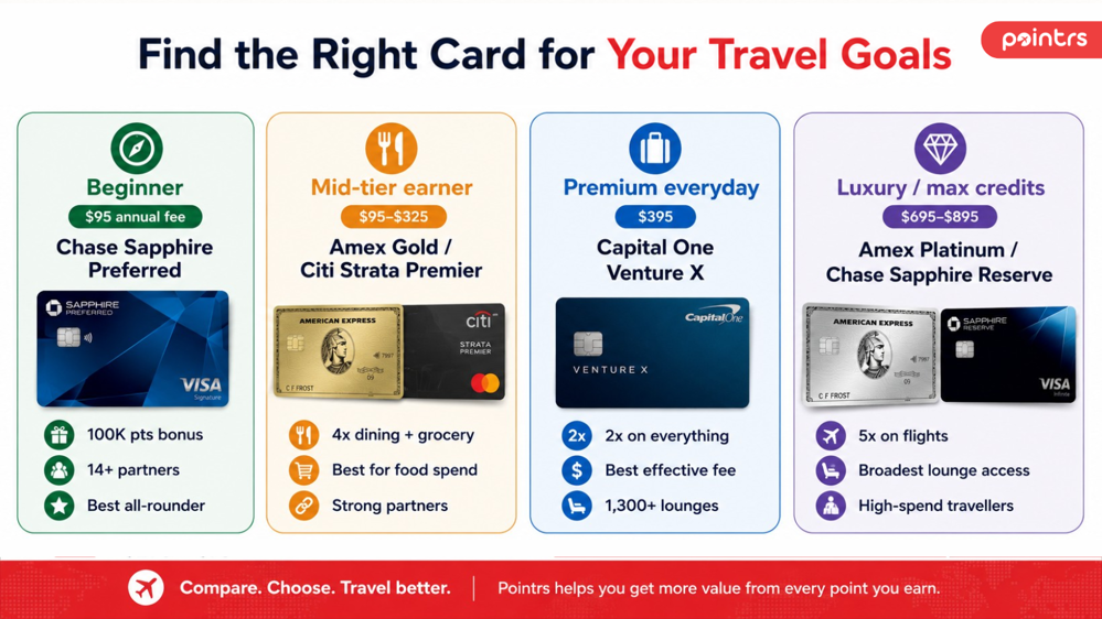 Find The Right US Credit Card for Your Travel Goals