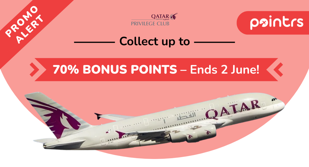 70% Bonus Points on Avios