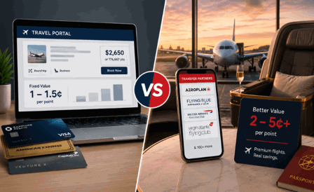 Travel Portal vs Transfer Partners: Why You're Getting Half the Value of Your Miles (2026)