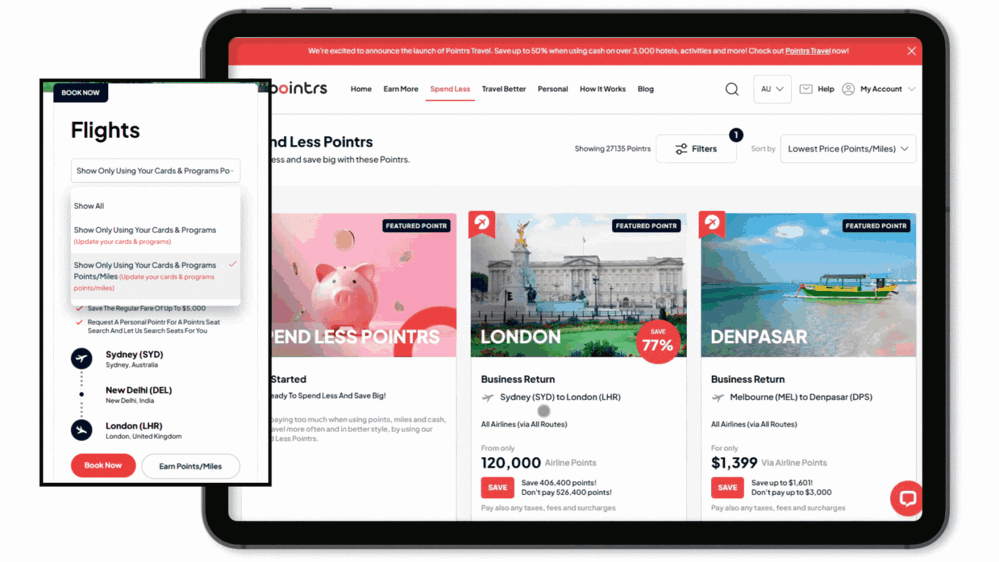 Add Filters to Flight - Pointrs