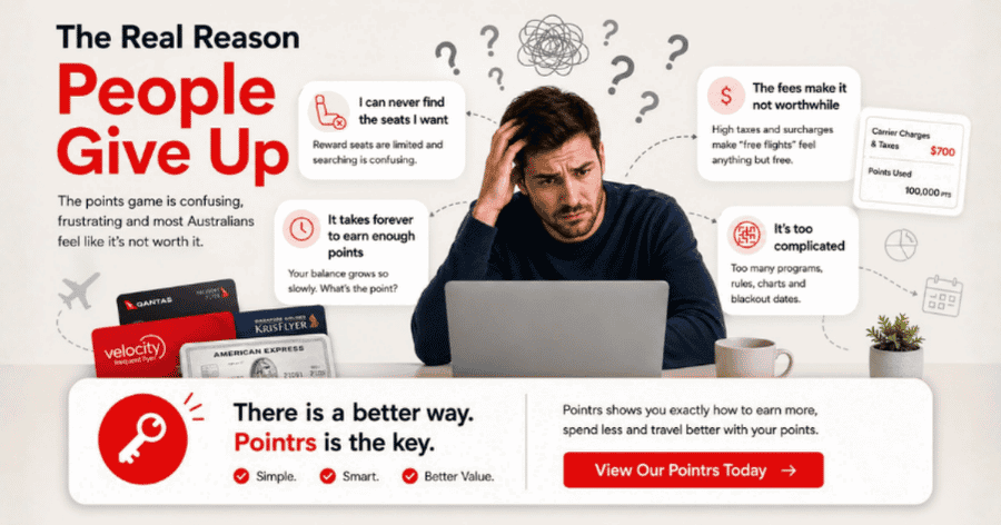 Reason why people give up in learning about Frequent Flyer Programs