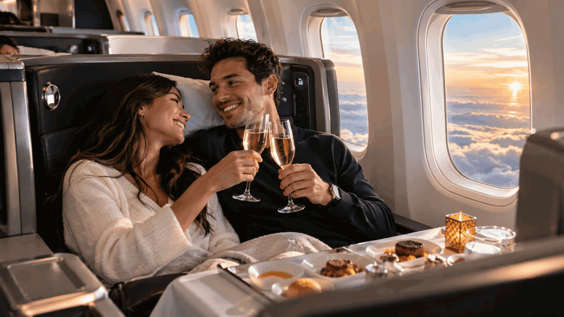 Honeymoon On Miles — How To Fly Business Class For Your Wedding Trip Without Paying For It