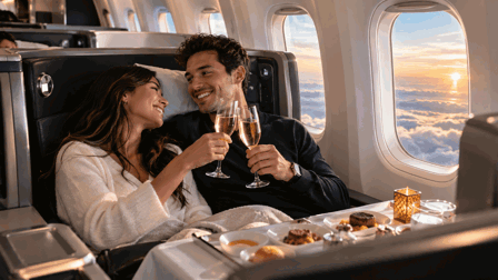 Honeymoon On Miles — How To Fly Business Class For Your Wedding Trip Without Paying For It